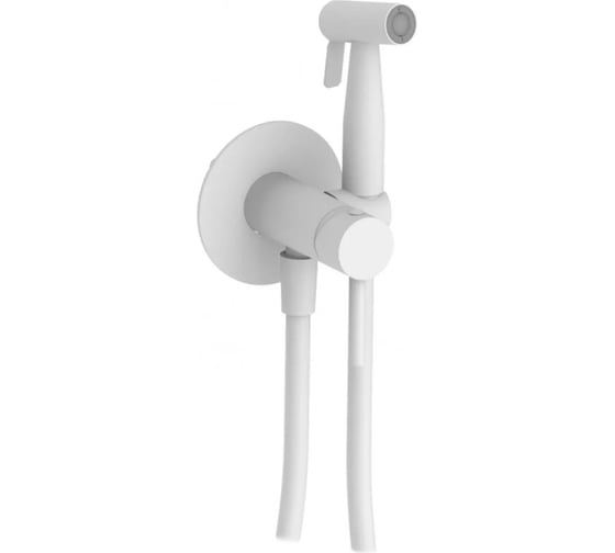 Смеситель встраиваемый ViEiR с гигиеническим душем белый нержавеющая сталь со скрытым монтажом V462551-F 1