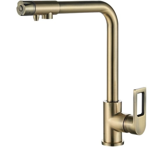 Смеситель для кухни ViEiR под фильтр высокий Г-образный, бронза V15008-D 1