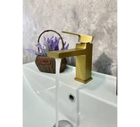 Смеситель для раковины однорычажный ViEiR матовое золото 393511-S