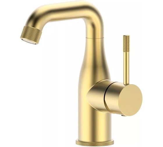 Смеситель для раковины однорычажный ViEiR матовое золото, декоративное покрытие 403514-S 1