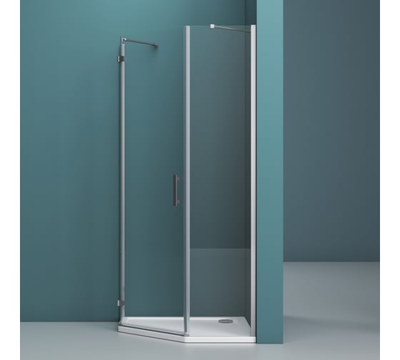Душевой уголок BelBagno KRAFT-P-1-80-C-Cr-L 1
