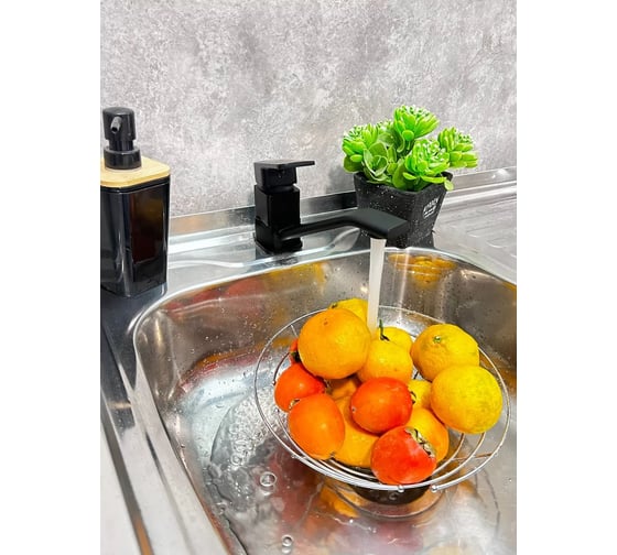 Смеситель для раковины ViEiR поворотный, однорычажный, латунь, черный V113511-C 1