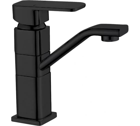 Смеситель для раковины ViEiR поворотный, однорычажный, латунь, черный V113513-C 1