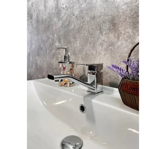 Смеситель для раковины ViEiR поворотный, однорычажный, латунь, хром V113511 1