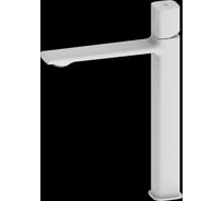 Смеситель для раковины чаши однорычажный ViEiR белый, высокий корпус V472612-F