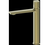 Смеситель для раковины чаши однорычажный ViEiR матовое золото, высокий корпус V472612-S