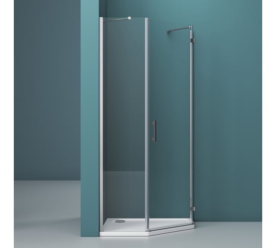Душевой уголок BelBagno KRAFT-P-1-80-C-Cr-R