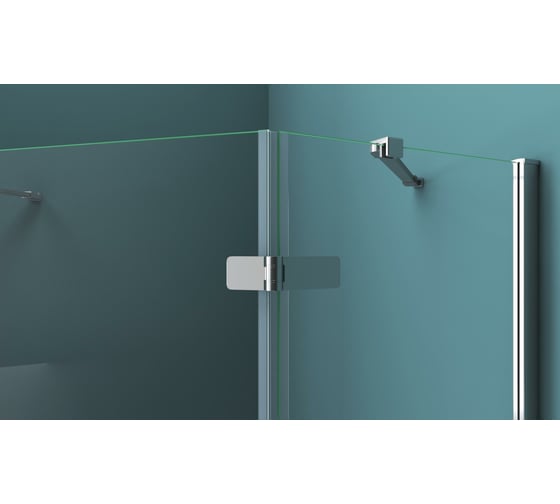 Душевой уголок BelBagno KRAFT-P-1-80-C-Cr-R