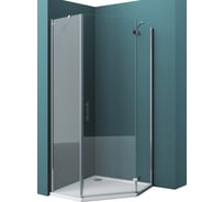 Душевой уголок BelBagno KRAFT-P-1-90-C-Cr-R