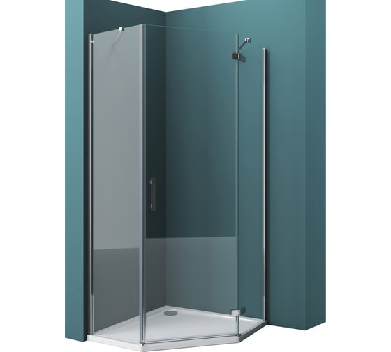 Душевой уголок BelBagno KRAFT-P-1-90-C-Cr-R 1