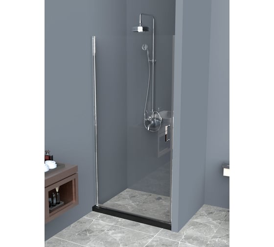 Душевая дверь BelBagno UNO-B-1-90-C-Cr