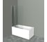 Душевая шторка на ванну BelBagno UNO-V-11-90/150-C-Cr 2