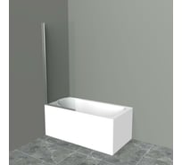 Душевая шторка на ванну BelBagno UNO-V-1-75/150-C-Cr