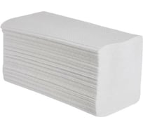 Листовые полотенца Proff Comfort V сложения, 1 слой, 250 листов, 23x24, белые, целлюлоза 113034