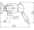 Смеситель для душа RavSlezak Labe L581.5CMATZ 2