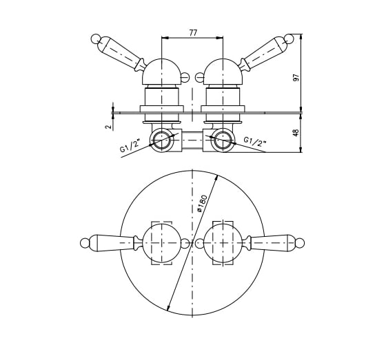 Смеситель для душа RavSlezak Labe L086KZ