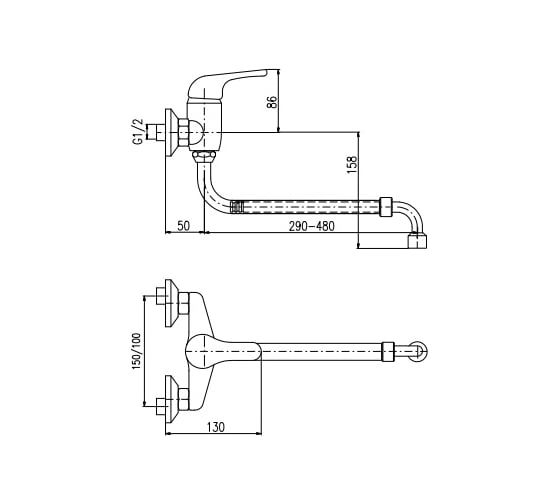 Смеситель RavSlezak SAZAVA SA301.5/25