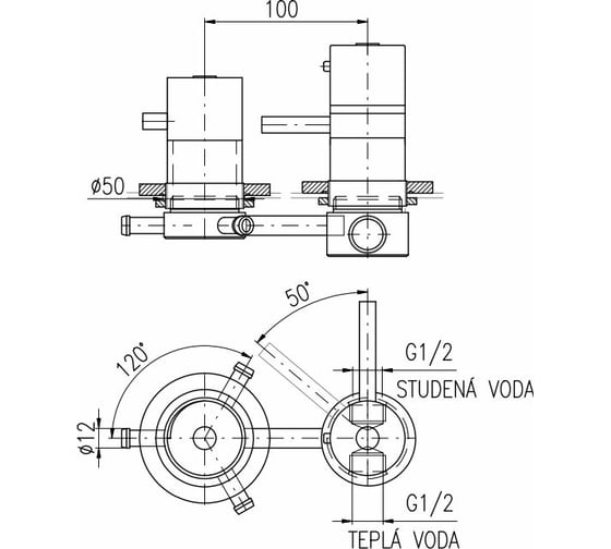 Смеситель RavSlezak X382T