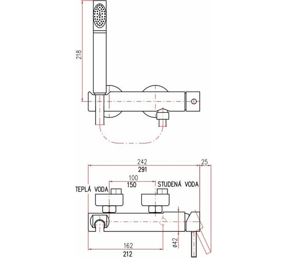 Смеситель RavSlezak SE980.5/2