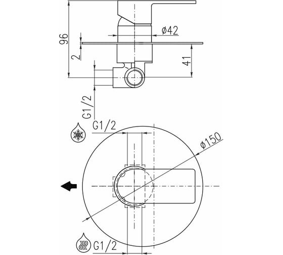 Смеситель RavSlezak VT483LCMATZ