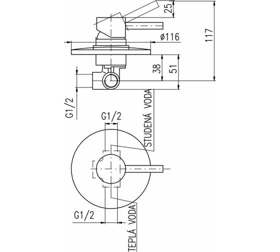 Смеситель RavSlezak SE983