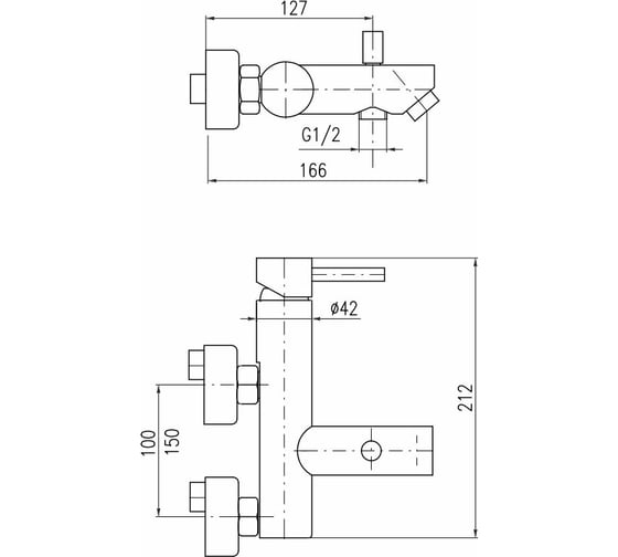 Смеситель RavSlezak SE954.5CMAT
