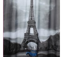 Шторка в ванную комнату BRIMIX фотопечать, ПАРИЖ 02-04