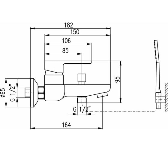 Смеситель RavSlezak VT454.5/1CB
