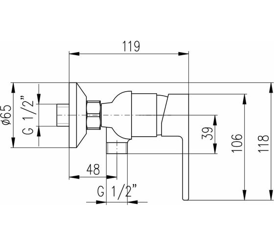 Смеситель RavSlezak VT481.5CB