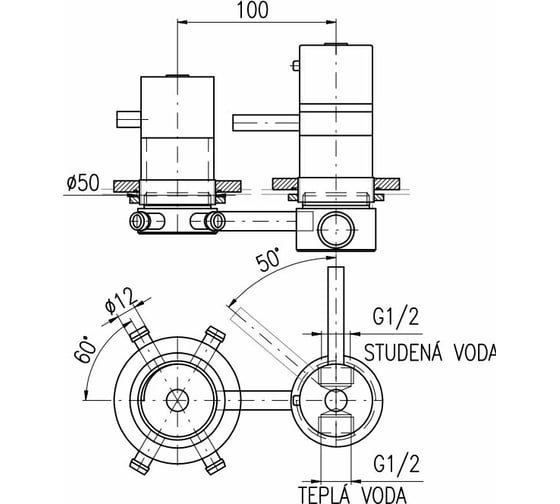 Смеситель RavSlezak X482T