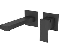 Смеситель встроенный для раковины ViEiR черный, скрытый монтаж V393513-C