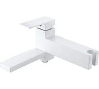 Смеситель для ванны и душа ViEiR однорычажный, белый короткий излив V393531-F