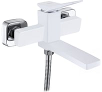 Смеситель для ванны и душа ViEiR однорычажный, белый, короткий излив V423531-F