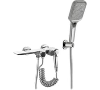 Смеситель для ванны ViEiR однорычажный, водопад, хром, излив-водопад и душевой набор V323531