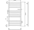 Полотенцесушитель электрический Comfysan с/т Pioli-K EC-10 100/50, черный 014438 3