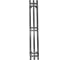 Полотенцесушитель электрический Comfysan с/т Alto-K EC-3 120/15, титановый графит RAL 018290 1