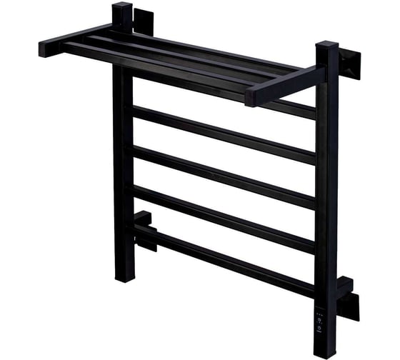 Полотенцесушитель электрический Comfysan с/т Marte-K EC-6 60/50 с полкой, черный 012519 1