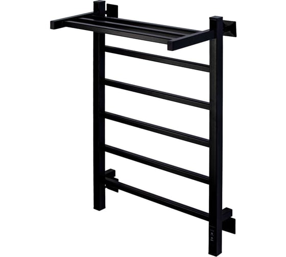 Полотенцесушитель электрический Comfysan с/т Marte-K EC-6 80/50 с полкой, черный 012632 1