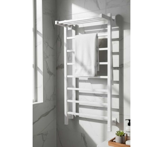 Полотенцесушитель электрический Comfysan с/т Marte-K EC-8 100/50 с полкой, белый 018917 1