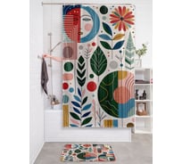 Фотоштора в ванную JoyArty МУЛЬТИ 180х200 sc_sd2922