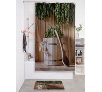 Фотоштора в ванную JoyArty МУЛЬТИ 180х200 sc_430979