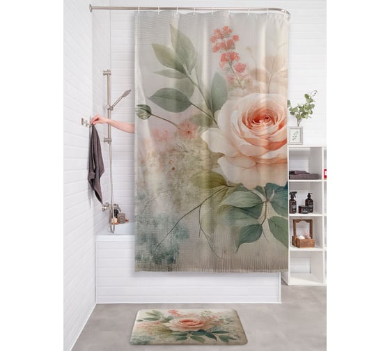 Фотоштора в ванную JoyArty МУЛЬТИ 180х200 sc_sd2724 1