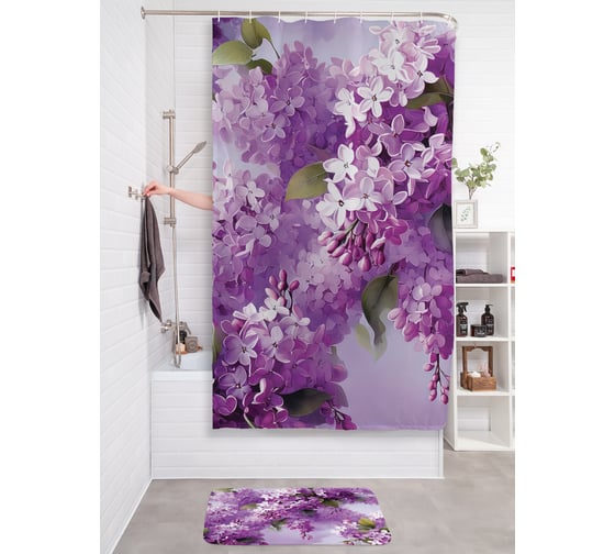 Фотоштора в ванную JoyArty МУЛЬТИ 180х200 sc_sd4669 1