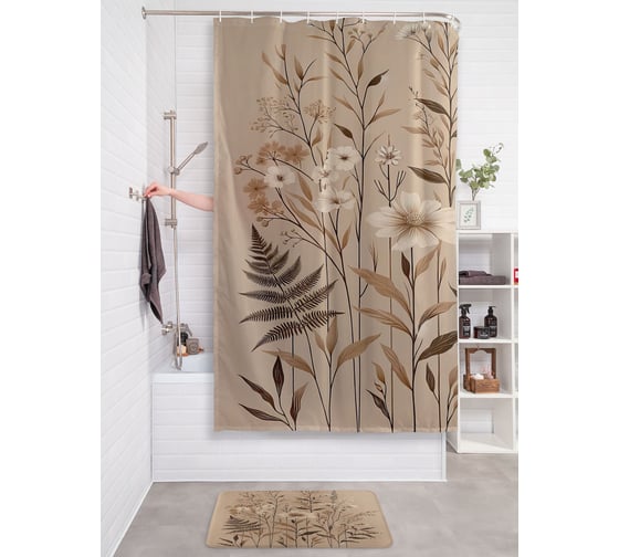 Фотоштора в ванную JoyArty МУЛЬТИ 180х200 sc_sd1965 1