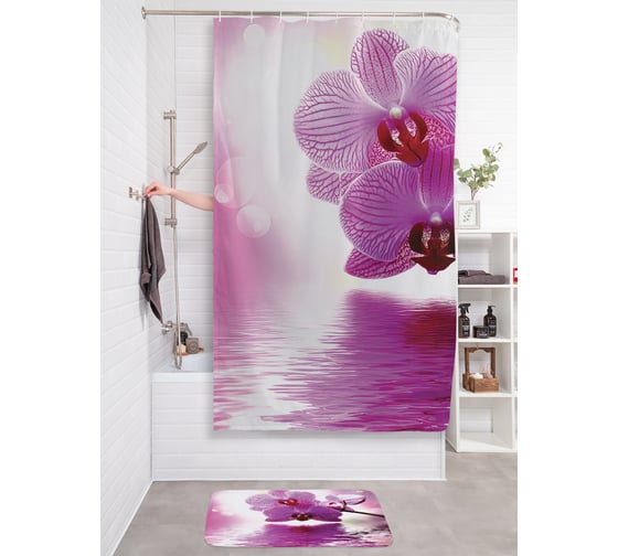 Фотоштора в ванную JoyArty МУЛЬТИ 180х200 sc_sd4667 1