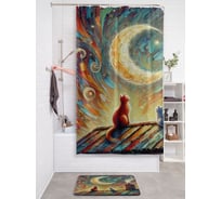 Фотоштора в ванную JoyArty МУЛЬТИ 180х200 sc_sd4604