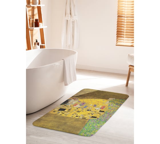 Коврик противоскользящий для ванной, сауны, бассейна, 60x100 см. JOYARTY bath_4889_60x100 1