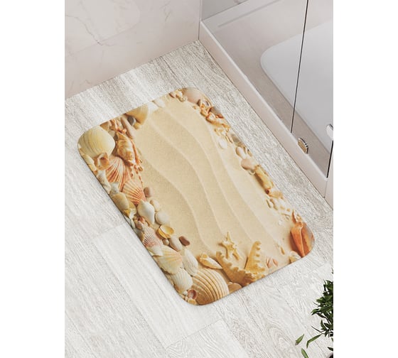 Коврик противоскользящий для ванной, сауны, бассейна, 77х52 см JOYARTY bath_80511 1