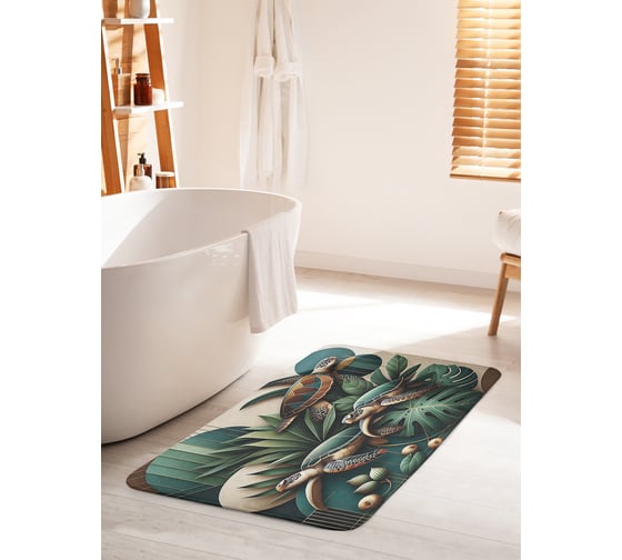 Коврик противоскользящий для ванной 60x100 см. JOYARTY bath_sd1986_60x100 1