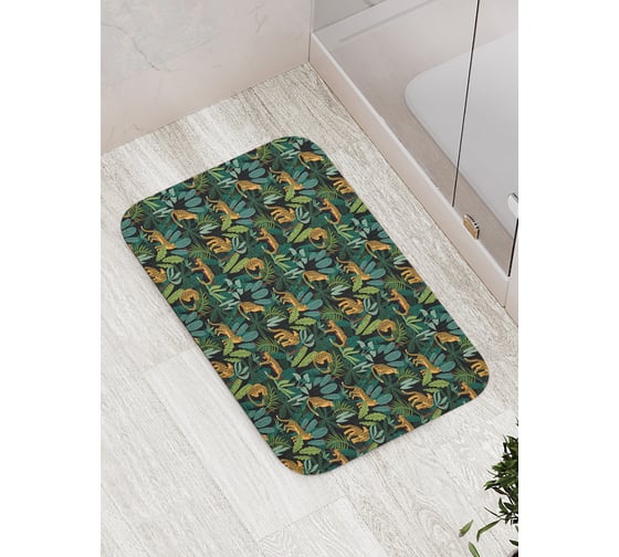 Коврик противоскользящий для ванной, сауны, бассейна, 77х52 см JOYARTY bath_413926 1